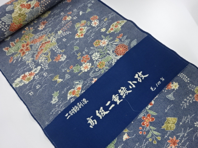 アンティーク　ウール　着尺反物